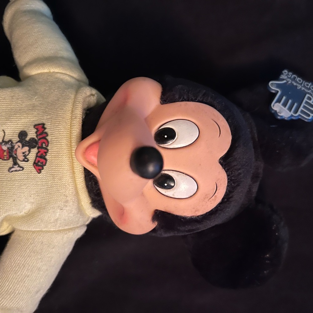 Vintage Mickey Mouse Club Mickey Applause Rubber Plush Doll Figure - Picture 8 of 13